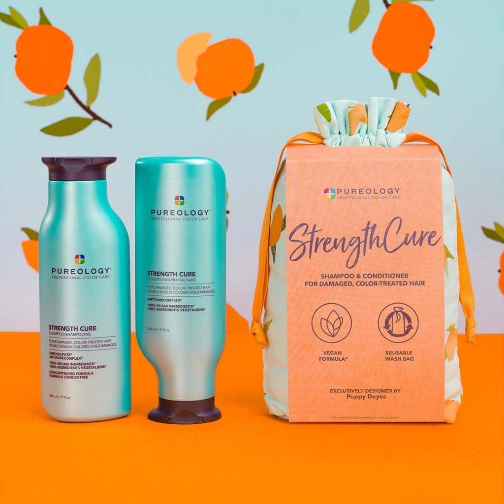 Pureology vegan Christmas gift sets Strength Cure at Kevin Joseph Uxbridge Hair Salon